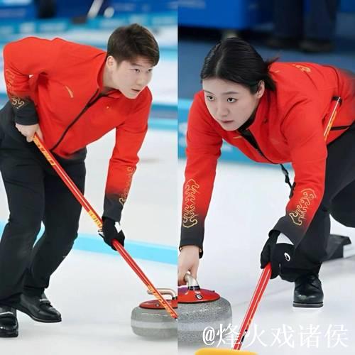冬奥会冰壶落选赛：中国混双组合7-5险胜 三连胜领跑